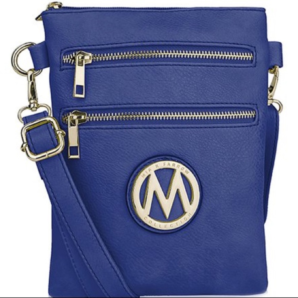 MKF Collection Medina Small Crossbody Royal Blue